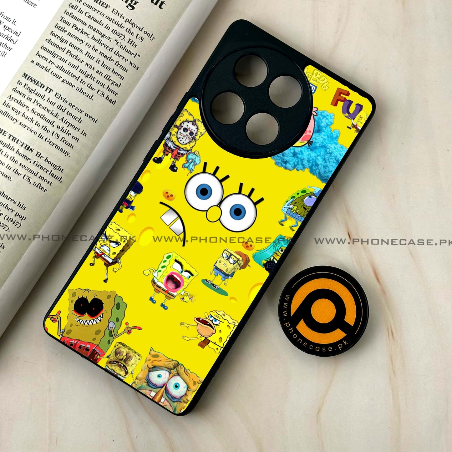 Tecno Camon 30s - Cute Emoji - Premium Metal Printed soft Bumper shock Proof Case CS-39044