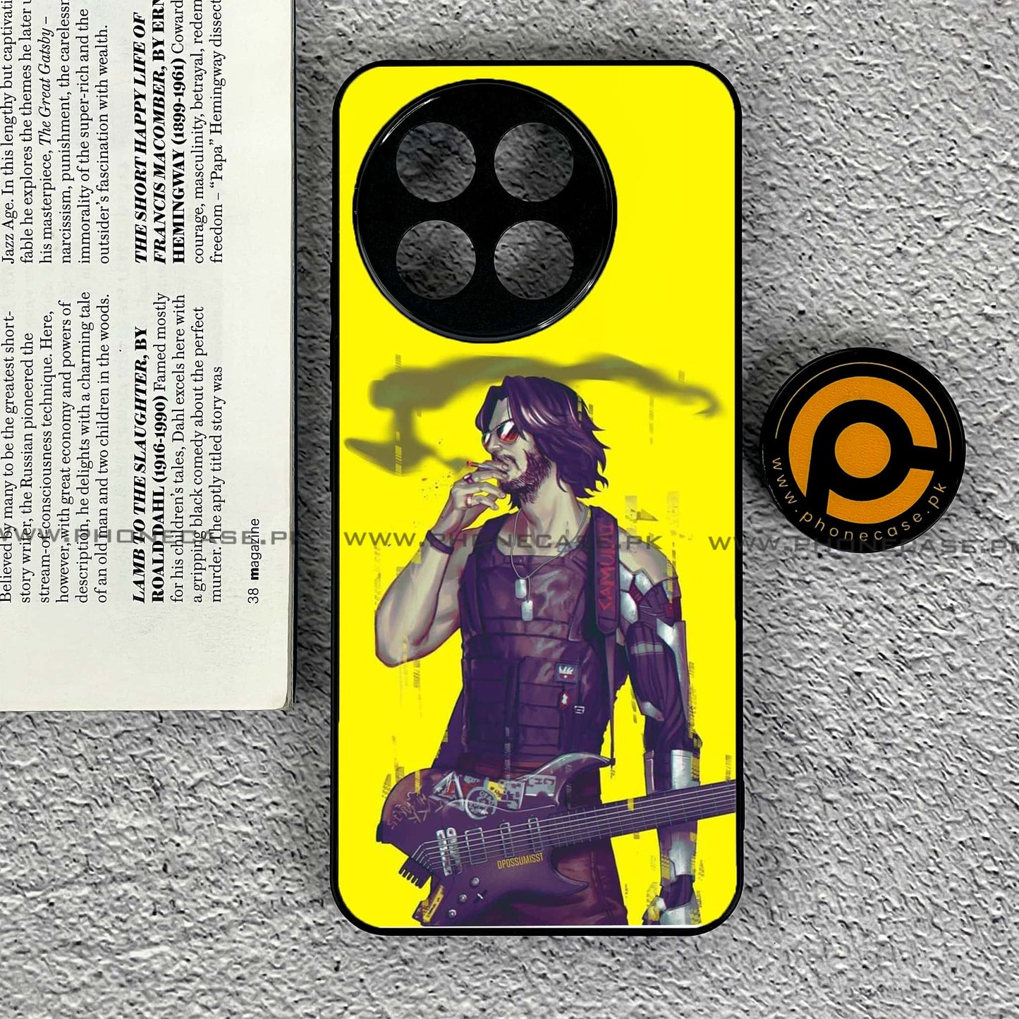 OnePlus Ace 5 - Cybernetic Warrior Series - Premium Metal Printed soft Bumper shock Proof Case