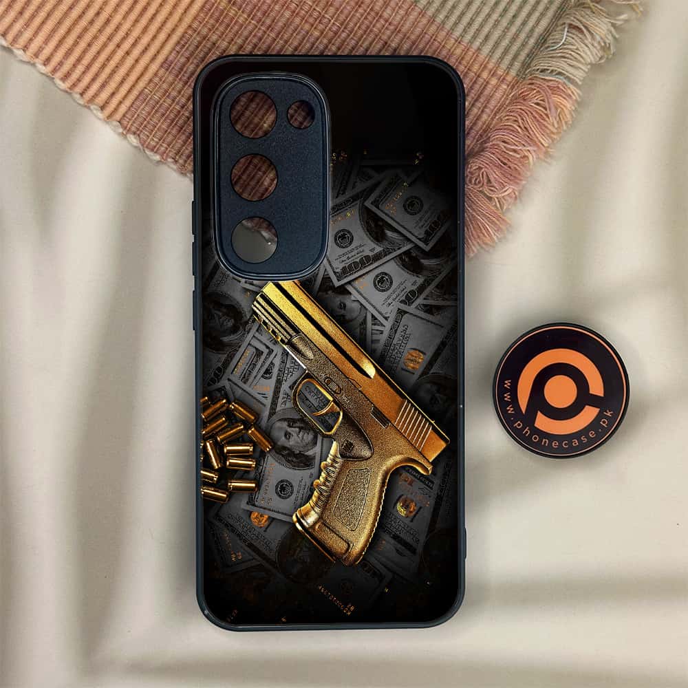 Tecno Spark 40 Pro Plus - Dollar Design 7 - Premium Metal Printed soft Bumper shock Proof Case CS-38279