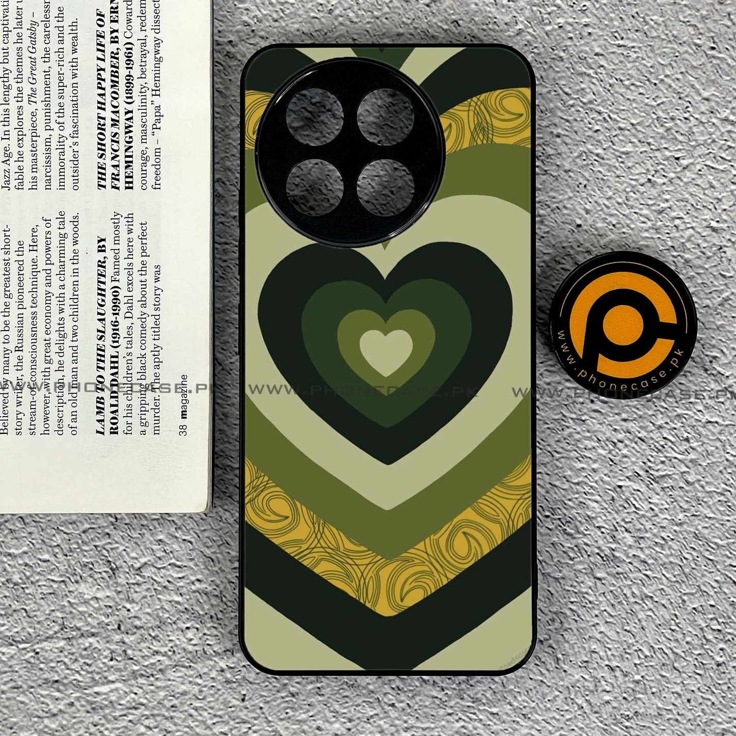 OnePlus Ace 5 - Heart Beat 2.0 Series - Premium Metal Printed soft Bumper shock Proof Case