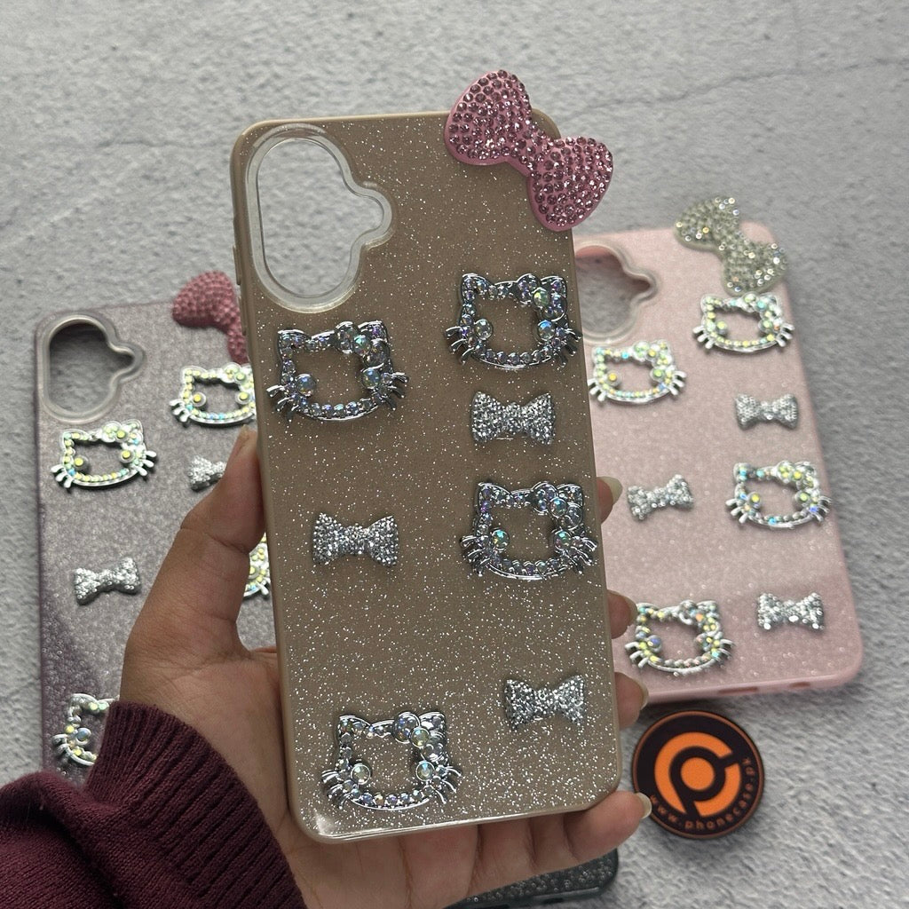 Samsung Galaxy A07 4G - Cute Kitty Pookie Glitter Diamond Case