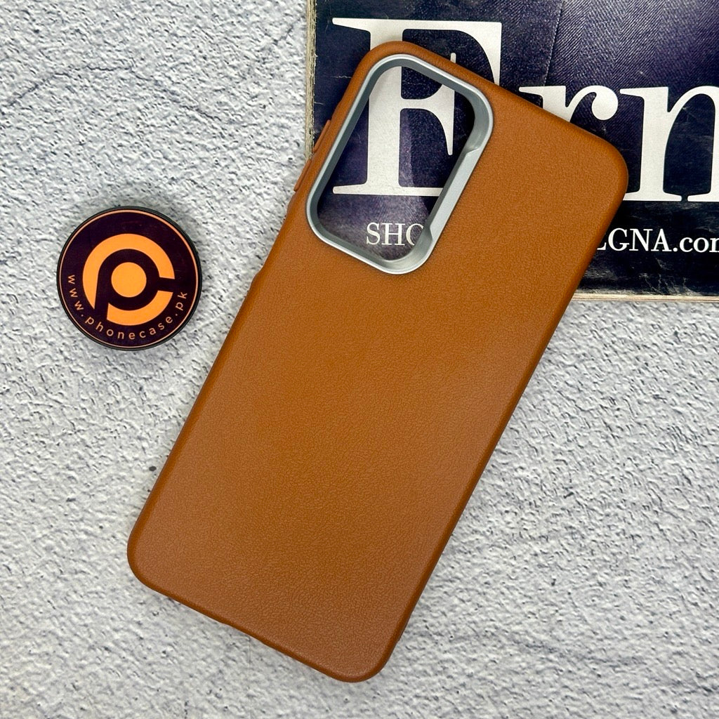 Samsung Galaxy A17 - Soft Leather Texture Slim TPU Case