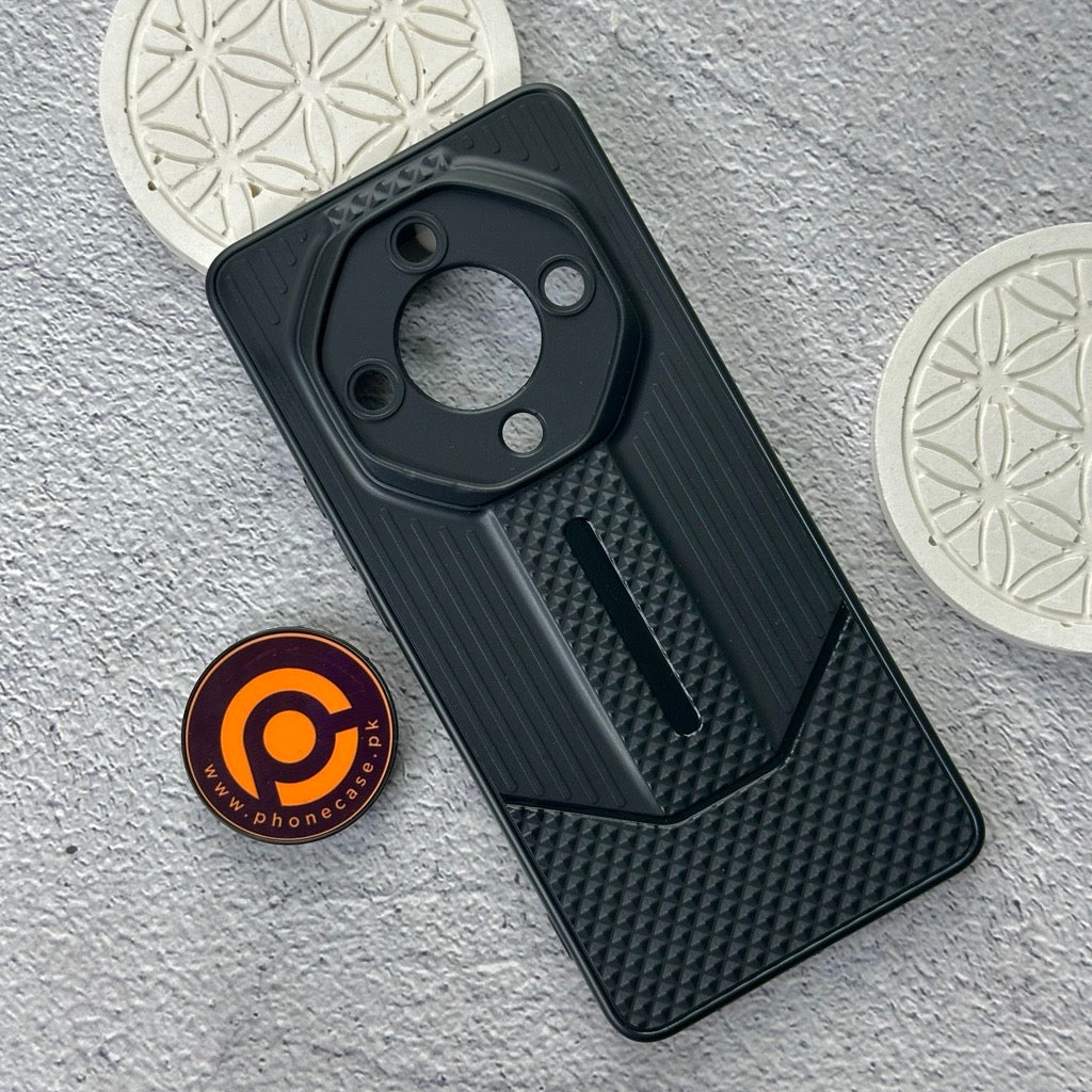 Honor x9b 5G - Durable Anti-Fall Blackout TPU Back Cover with Camera Protection