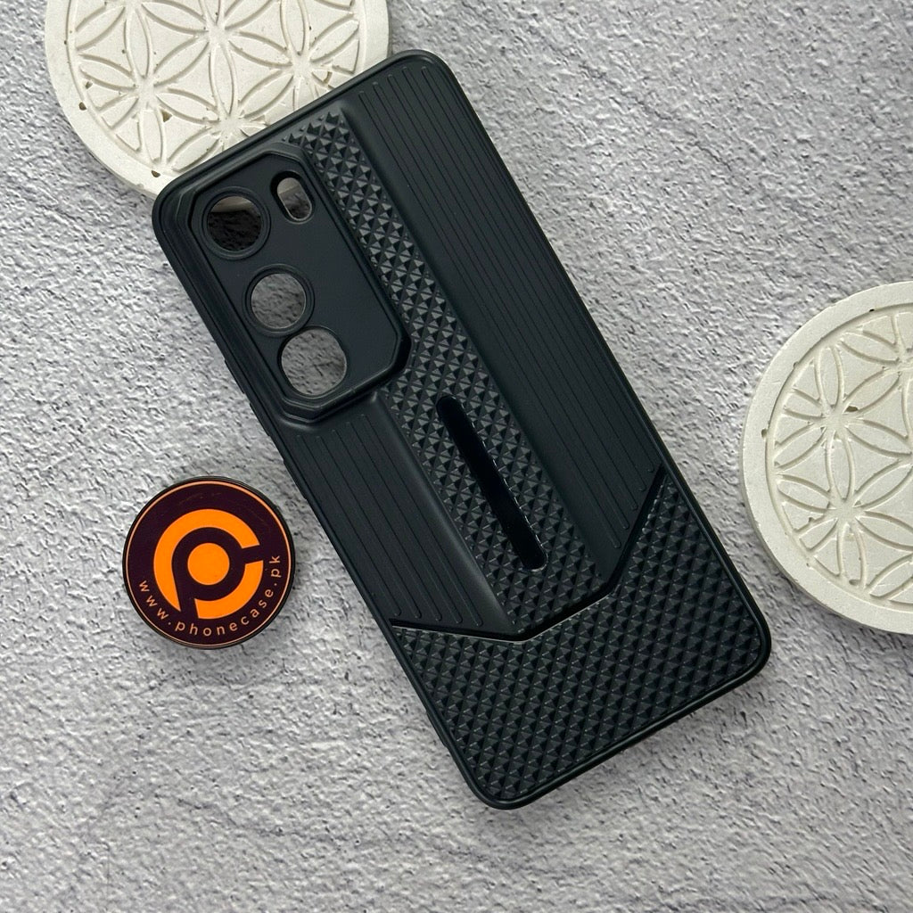 Vivo Y400 4G - Durable Anti-Fall Blackout TPU Back Cover with Camera Protection