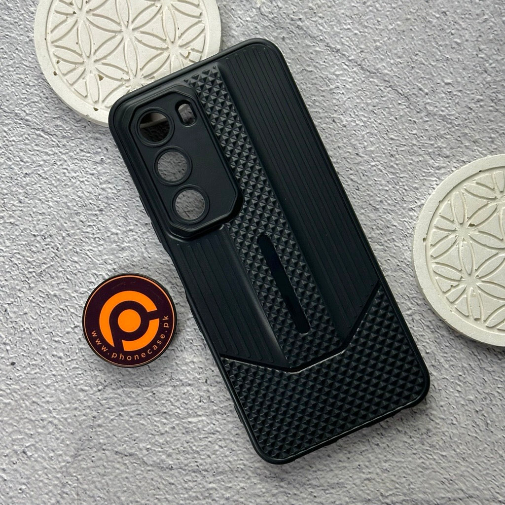 Infinix Hot 60i - Durable Anti-Fall Blackout TPU Back Cover with Camera Protection