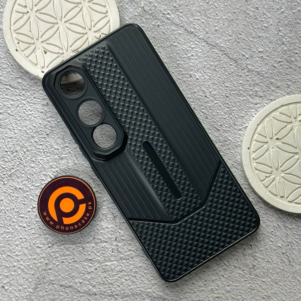 Vivo V50 Lite - Durable Anti-Fall Blackout TPU Back Cover with Camera Protection