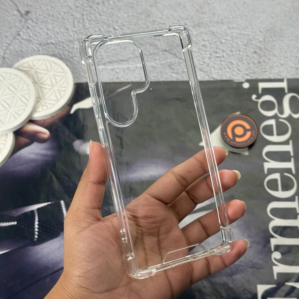 Samsung Galaxy S25 Ultra - Anti Crash Shock Proof Transparent Case