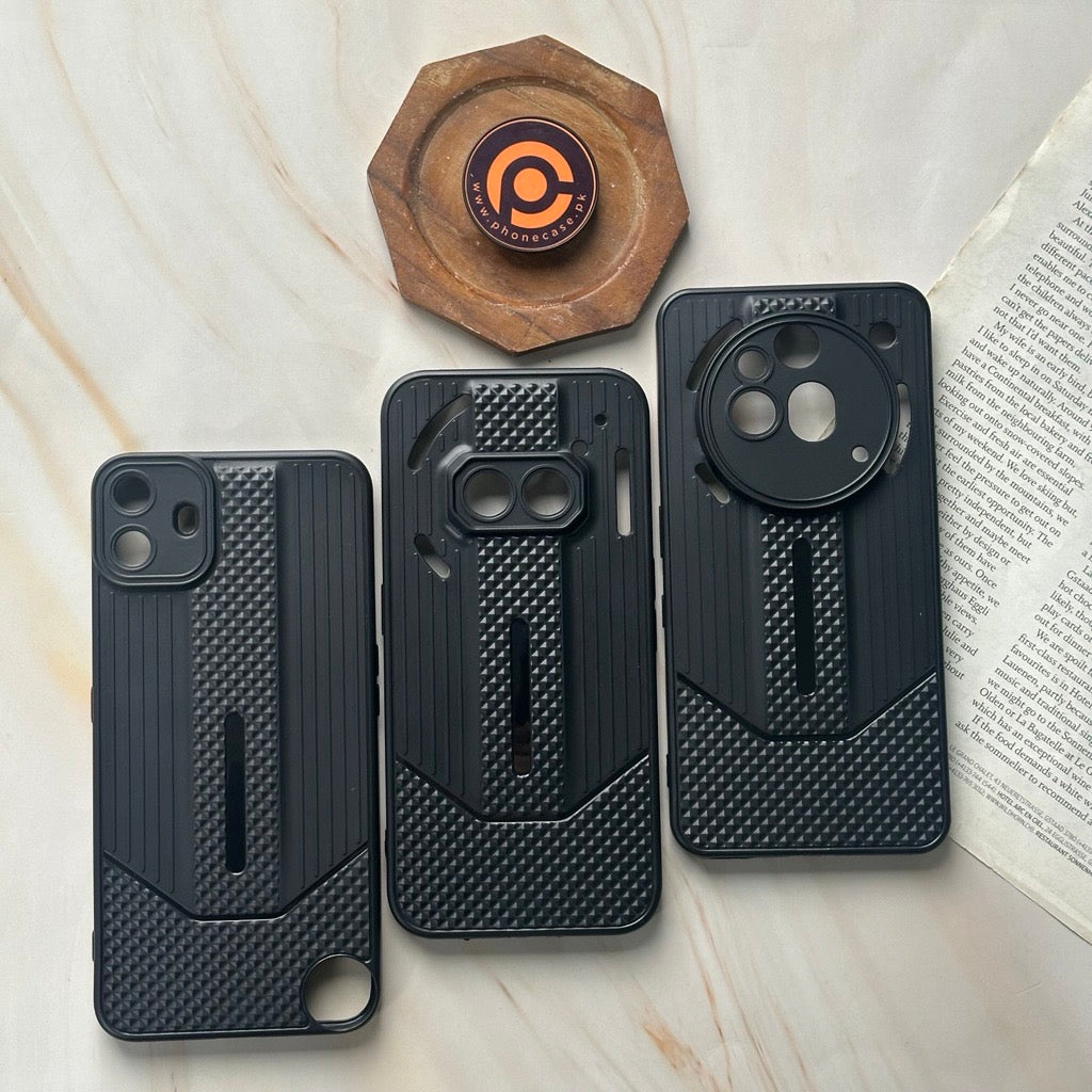 Nothing Phone 2a - Durable Anti-Fall Blackout TPU Back Cover with Camera Protection