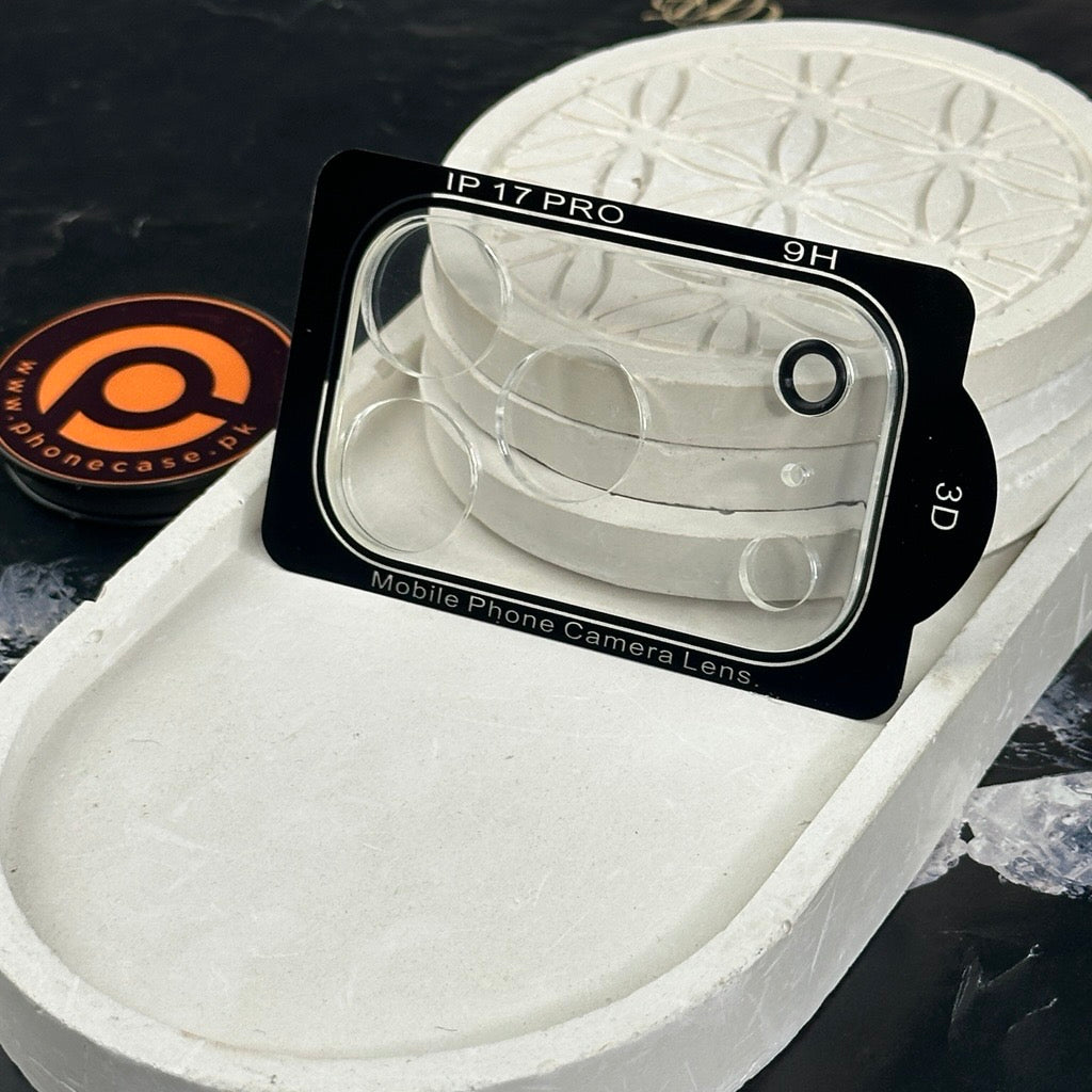 iPhone 17 Pro - Ultra Clear 9H Tempered Glass Camera Lens Protector