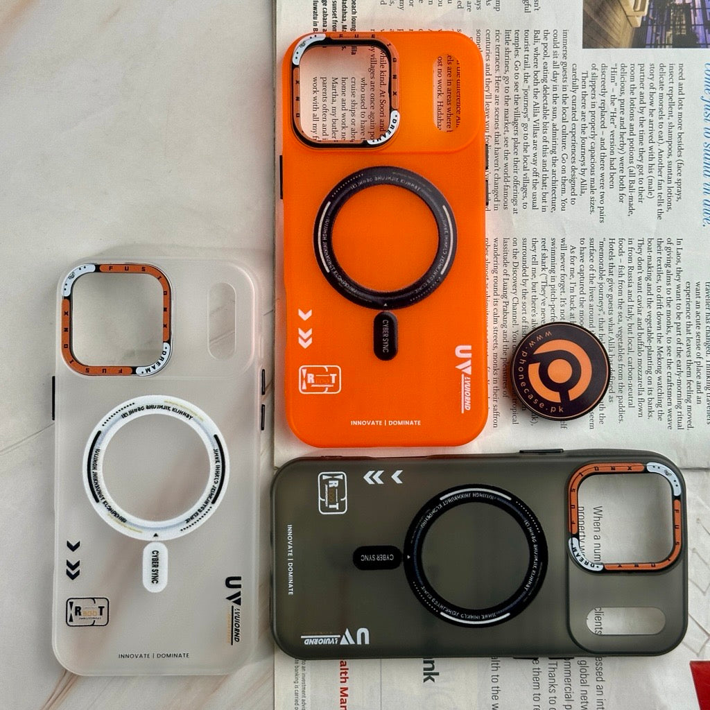 iPhone 17 Pro - Mechanical Vortex Matte Case With Built-in Magsafe