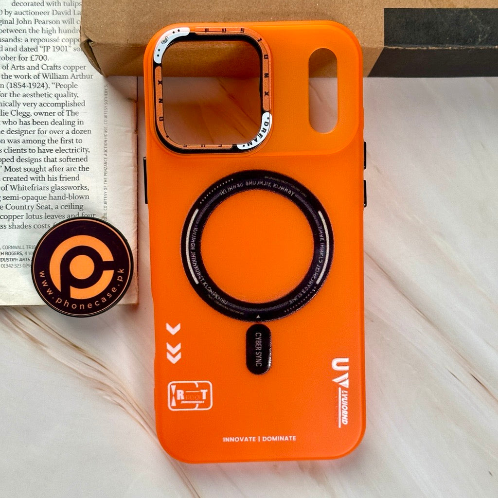 iPhone 17 Pro - Mechanical Vortex Matte Case With Built-in Magsafe