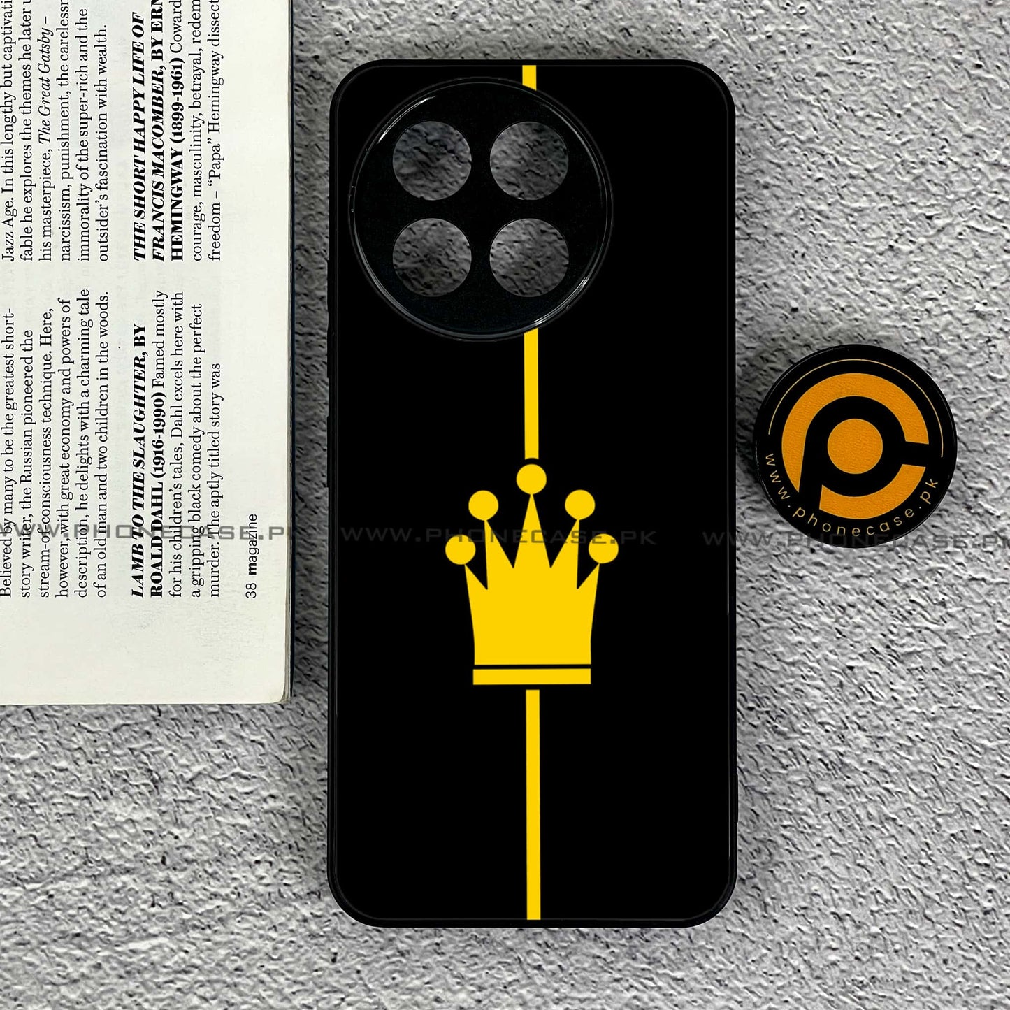 OnePlus Ace 5 - King 2.0 Series - Premium Metal Printed soft Bumper shock Proof Case