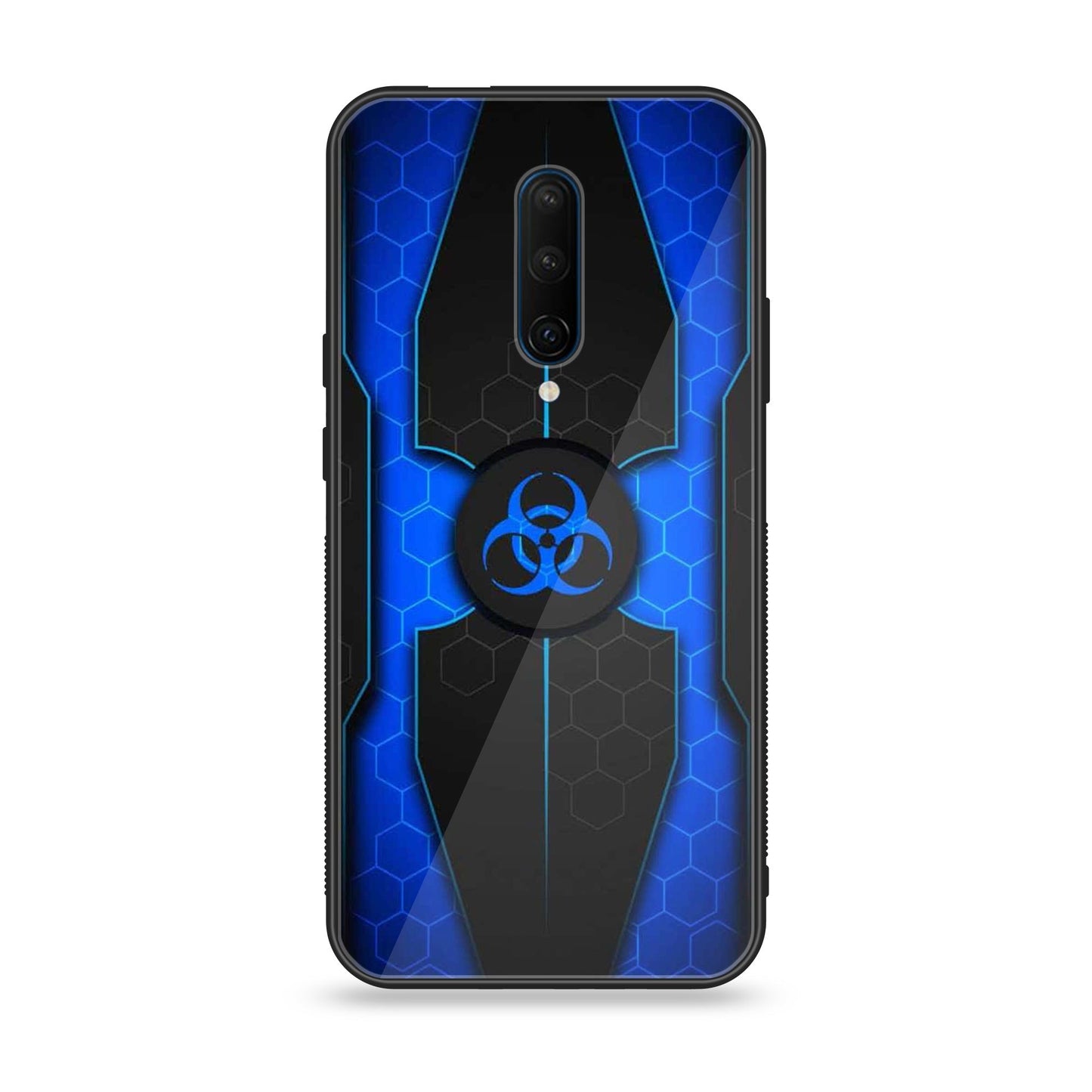 OnePlus 7 Pro - Biohazard Sign Design 1 - Premium Metal Printed soft Bumper Shock Proof Case CS-38900