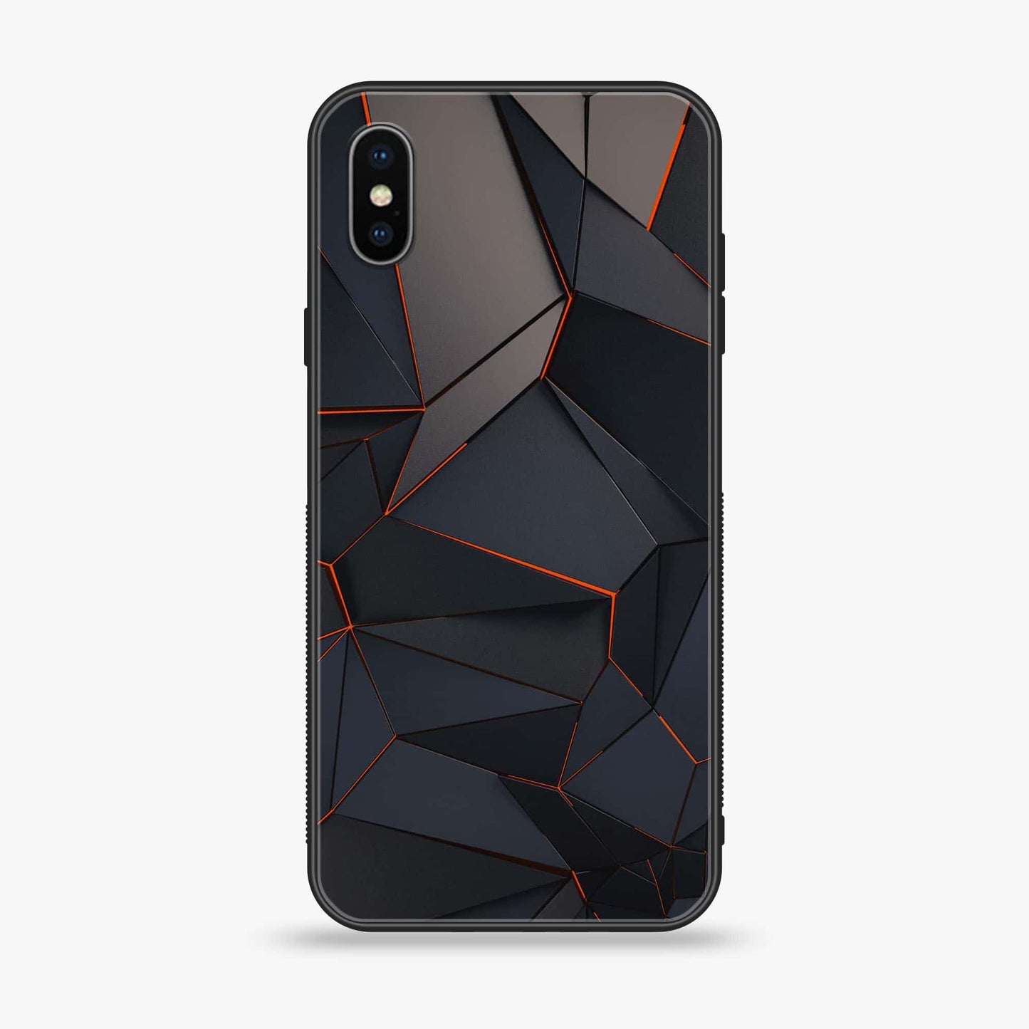 iPhone X/XS - 3D Design 2 - Premium Metal Printed soft Bumper shock Proof Case CS-38008 CS-38656
