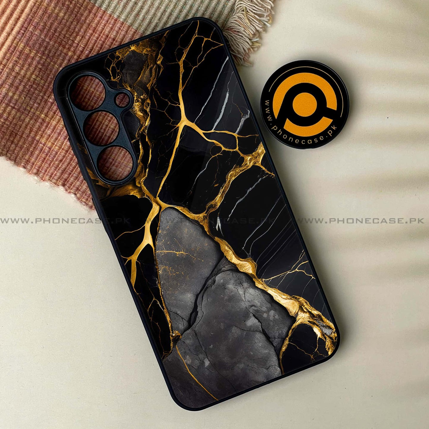 Samsung Galaxy A15 - Liquid Marble Design 6 - Premium Metal Printed soft Bumper shock Proof Case CS-38585