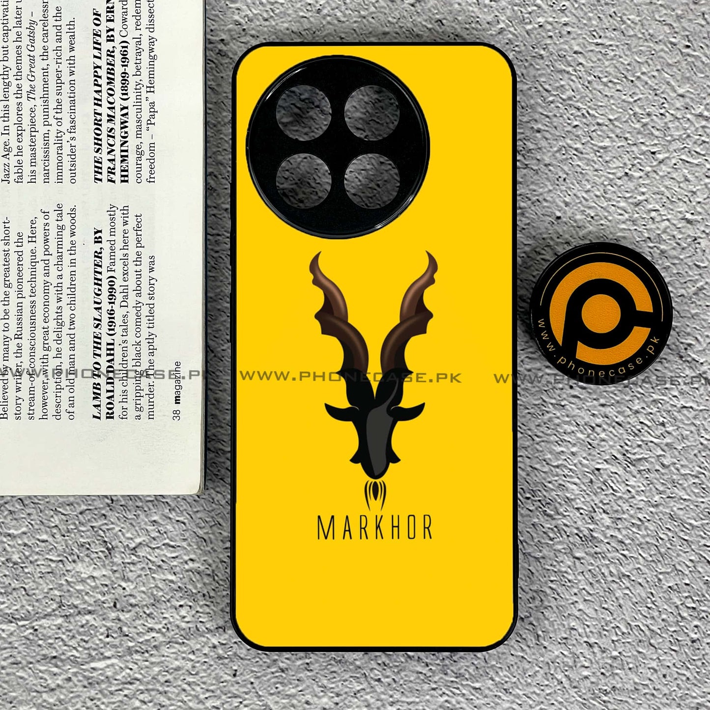 OnePlus Ace 5 - Markhor Series - Premium Metal Printed soft Bumper shock Proof Case