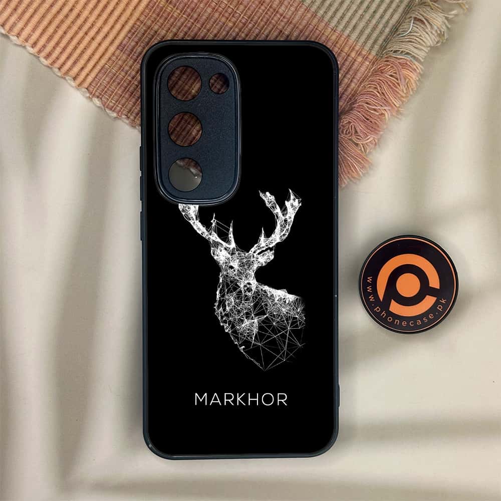 Tecno Spark 40 Pro Plus - Markhor Design 4 - Premium Metal Printed soft Bumper shock Proof Case CS-37240