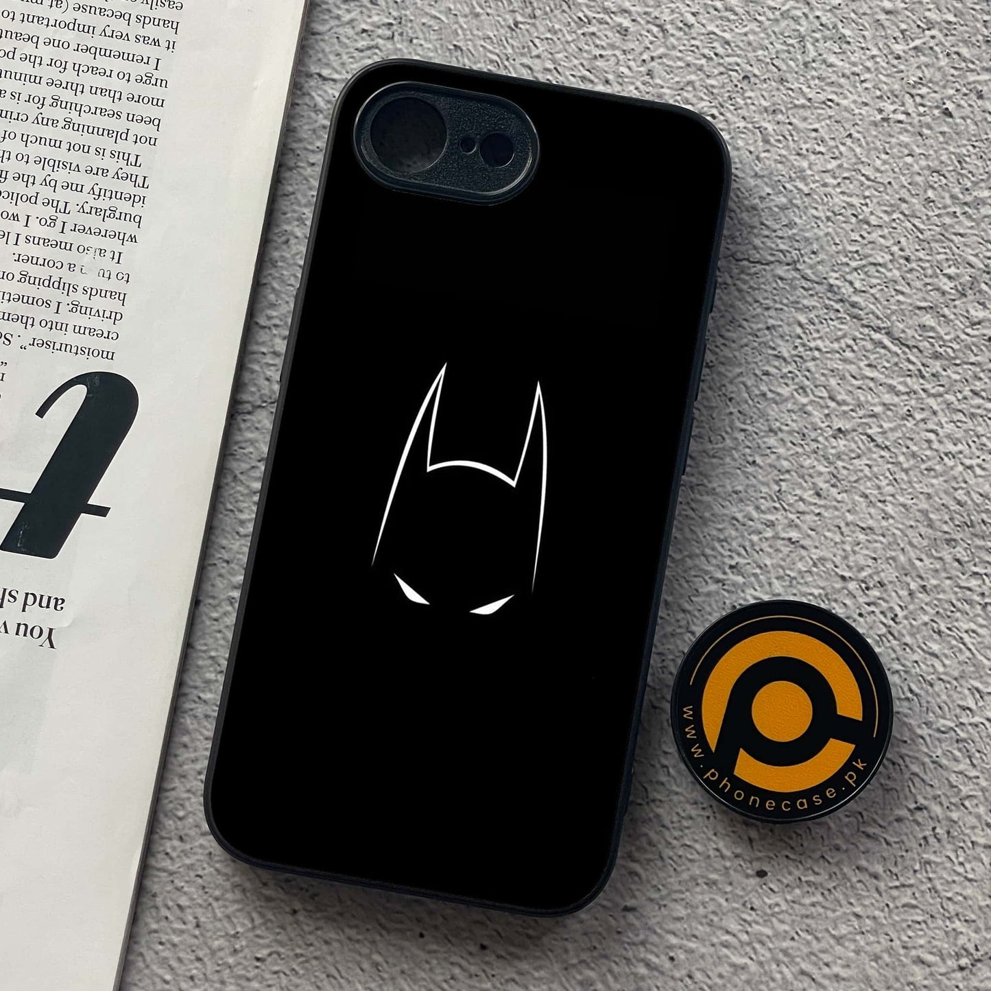 iPhone 16e - Minimalistic Design 1 - Premium Metal Printed soft Bumper shock Proof Case CS-37601