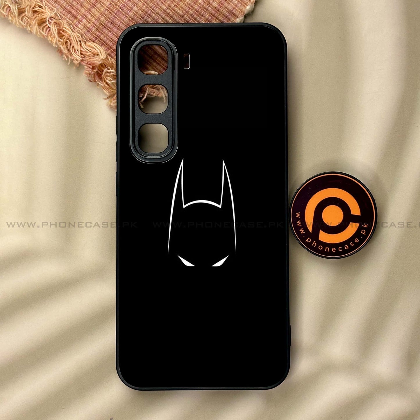 Infinix Hot 60 Pro - Minimalistic Design Design 1 - Premium Metal Printed soft Bumper shock Proof Case CS-39020