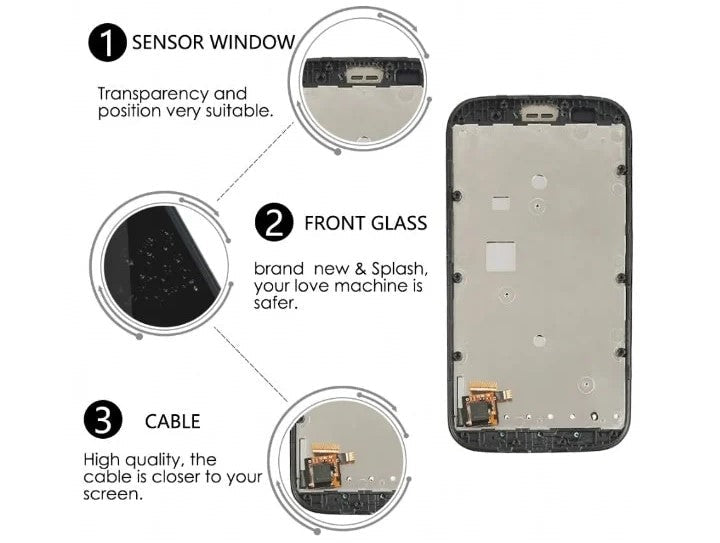 MOTOROLA MOTO E LCD PANEL UNIT