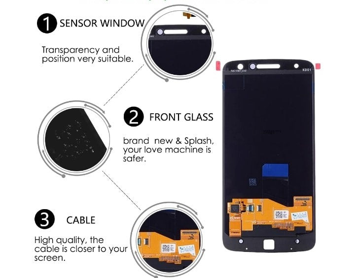 MOTOROLA MOTO Z SLIM LCD PANEL UNIT
