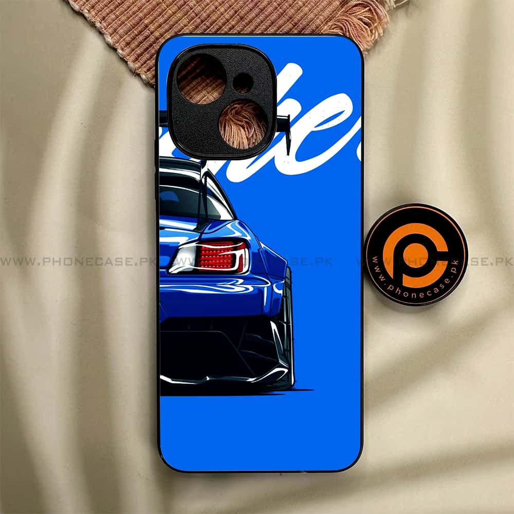 Tecno Spark 40C - Racing 2.0 Series - Premium Metal Printed soft Bumper shock Proof Case