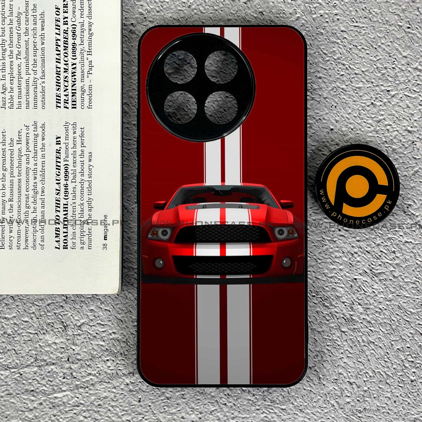 OnePlus Ace 5 - Muscle Racing Car - Premium Printed Metal soft Bumper shock Proof Case