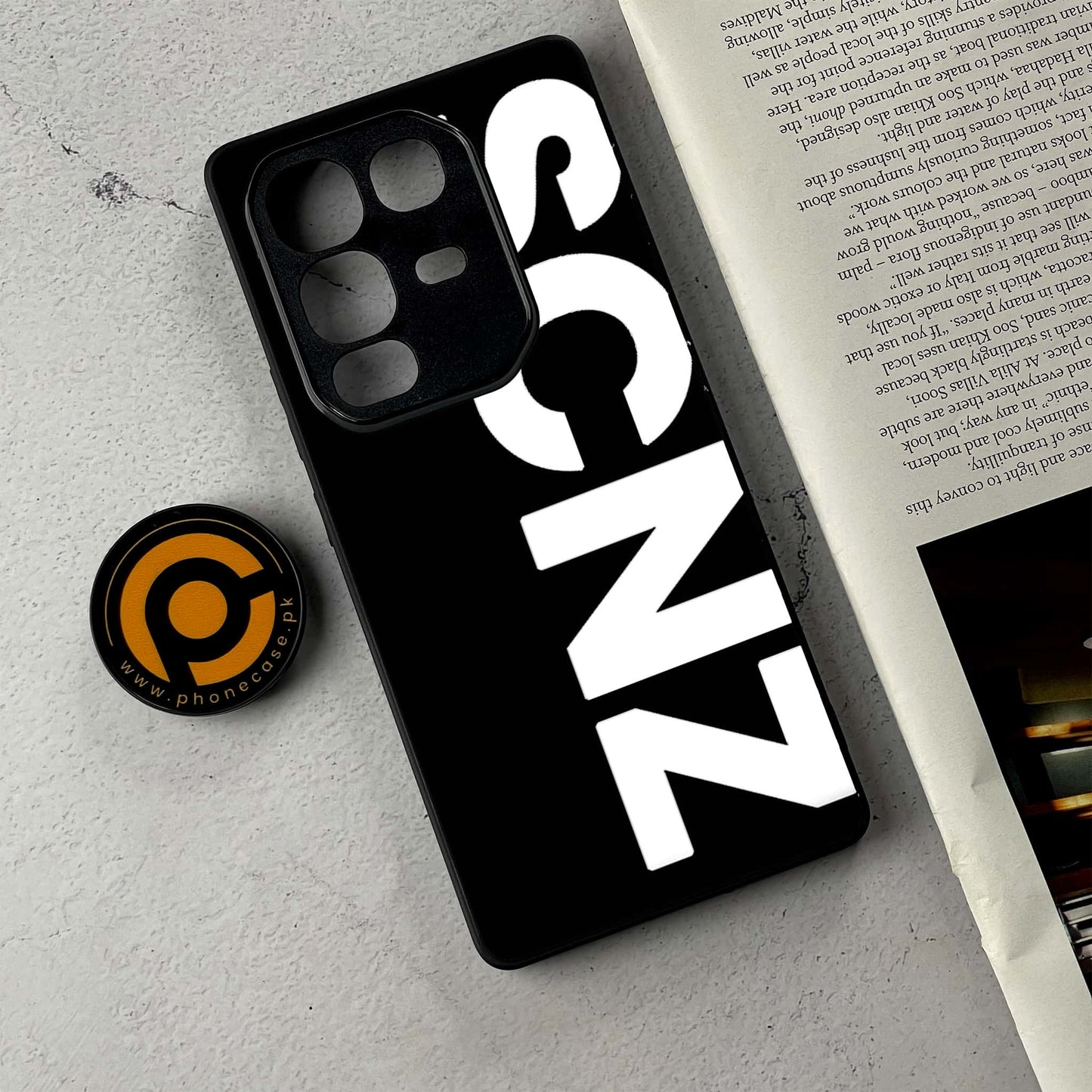 Infinix Note 50 - SCNZ - Premium Metal Printed Soft Bumper Shockproof Case CS-38010