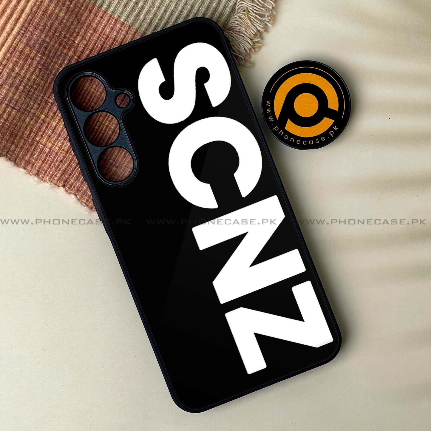 Samsung Galaxy A15 - SCNZ - Premium Metal Printed soft Bumper shock Proof Case CS-37919