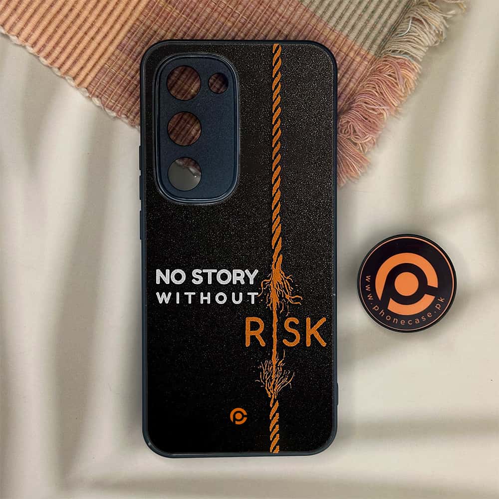 Tecno Spark 40 Pro Plus - Risk Taker - Premium Metal Printed soft Bumper shock Pro of Case CS-38658