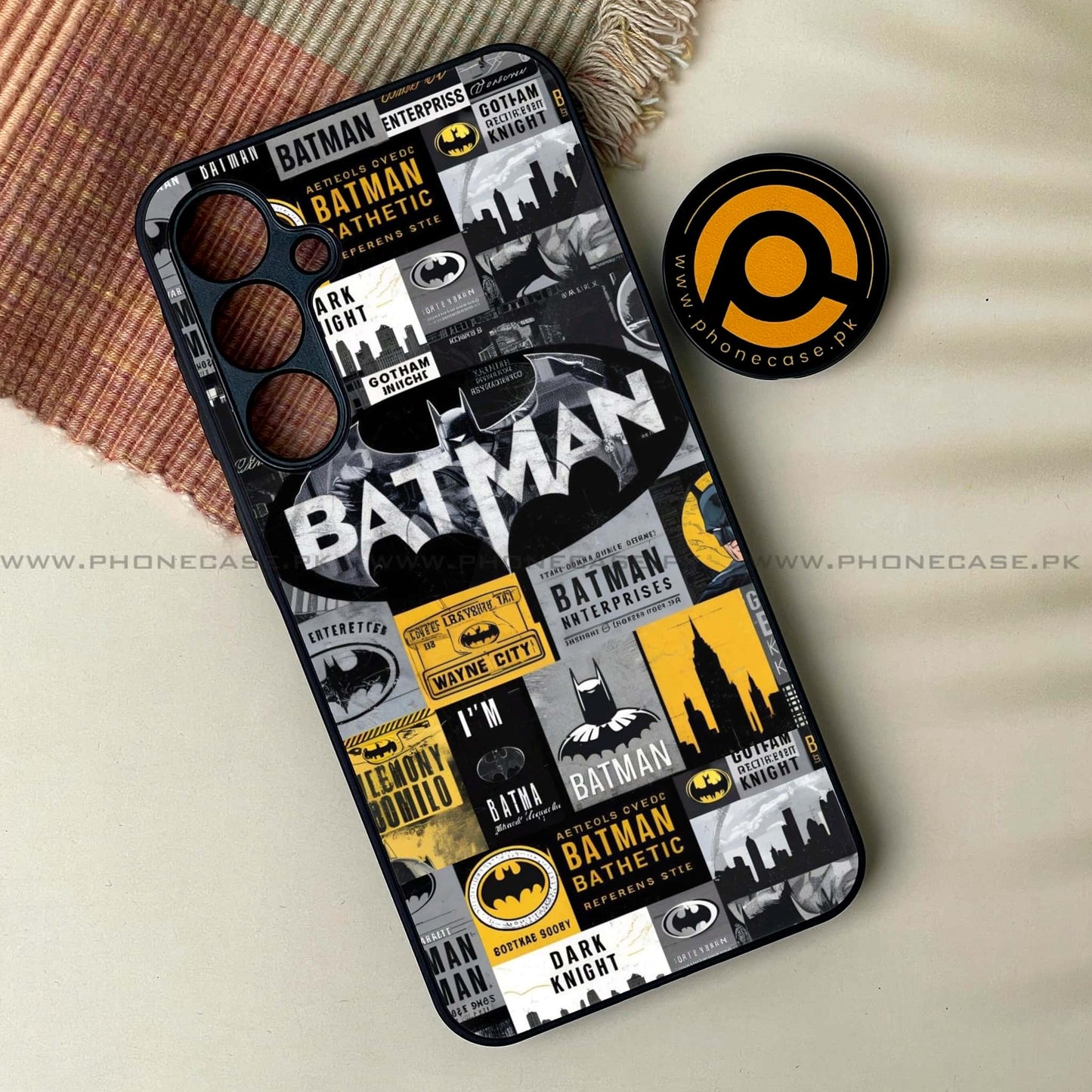Samsung Galaxy A15 - The Gotham Collage - Premium Metal Printed soft Bumper shock Proof Case CS-39123