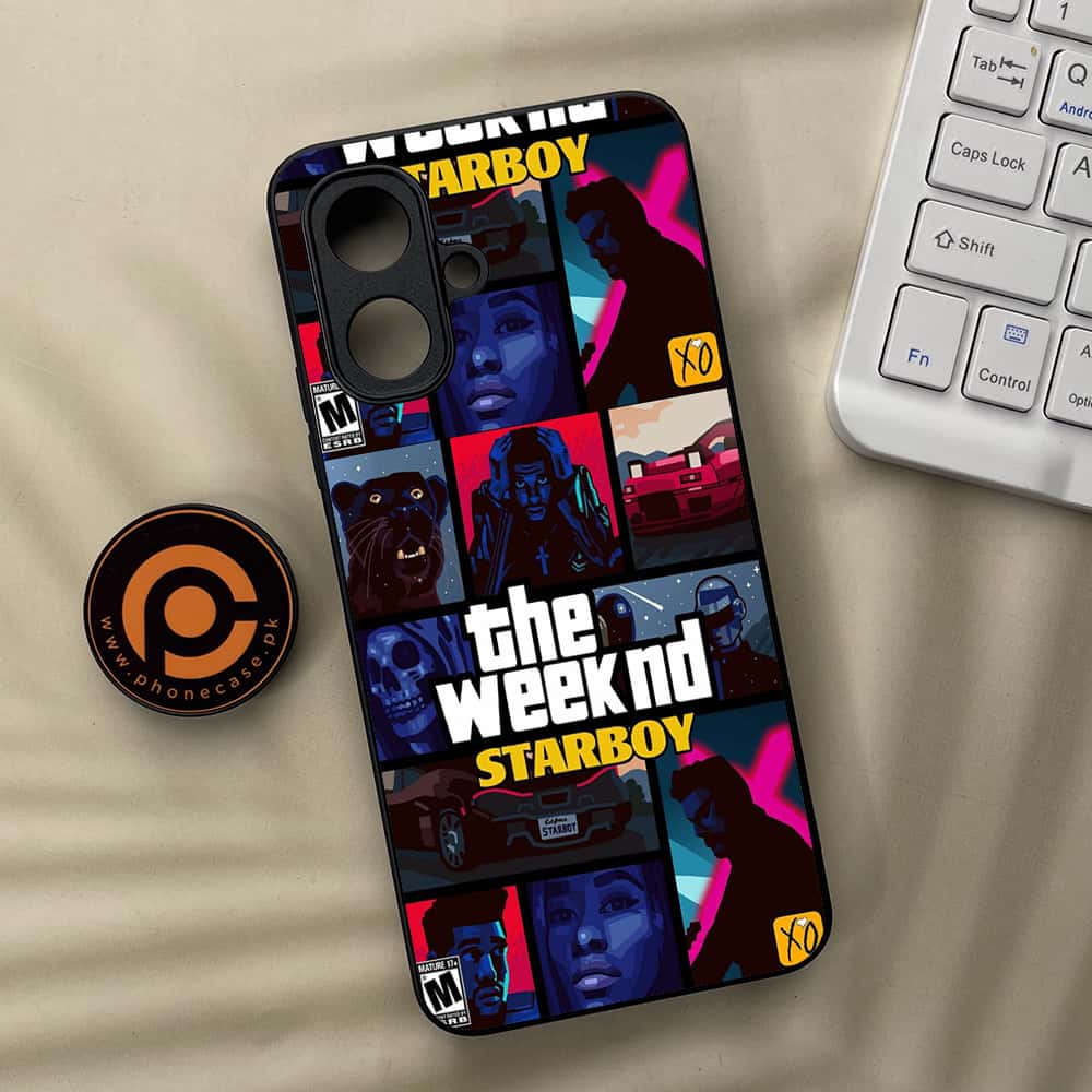 Infinix Smart 10 - The Weeknd Star Boy - Premium Metal Printed soft Bumper Shock Proof Case CS-39179