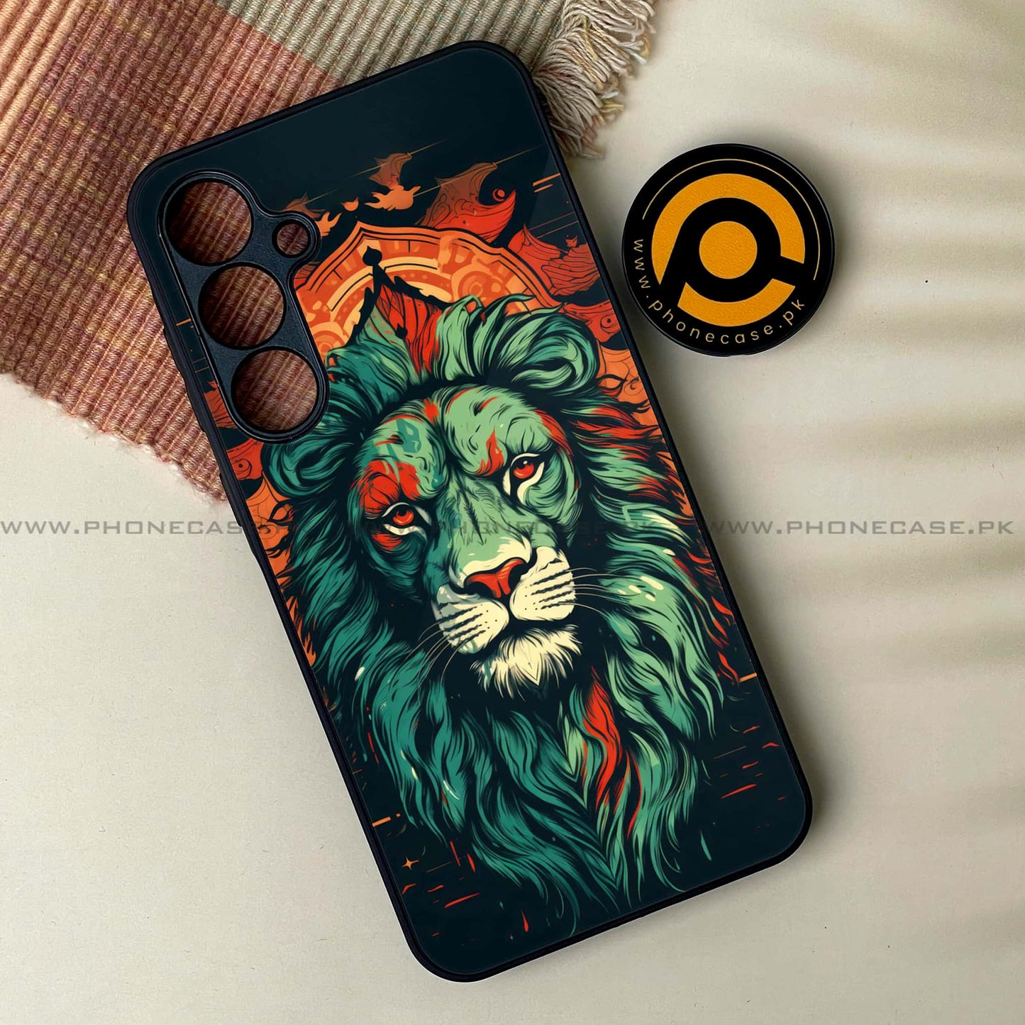 Samsung Galaxy A15 - Tiger 2.0 Design 2 - Premium Metal Printed soft Bumper shock Proof Case CS-38584