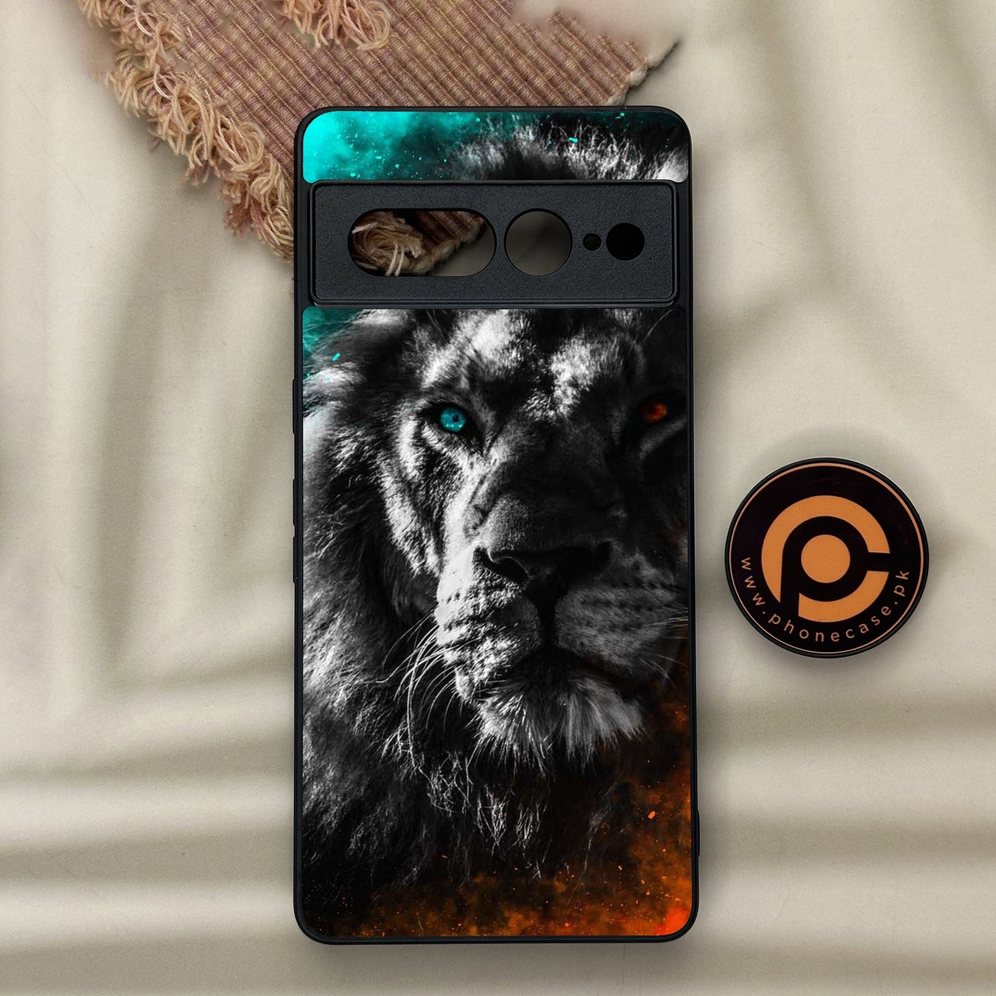 Google Pixel 7 Pro - Tiger Design 3 - Premium Metal Printed soft Bumper Shock Proof Case CS-38413