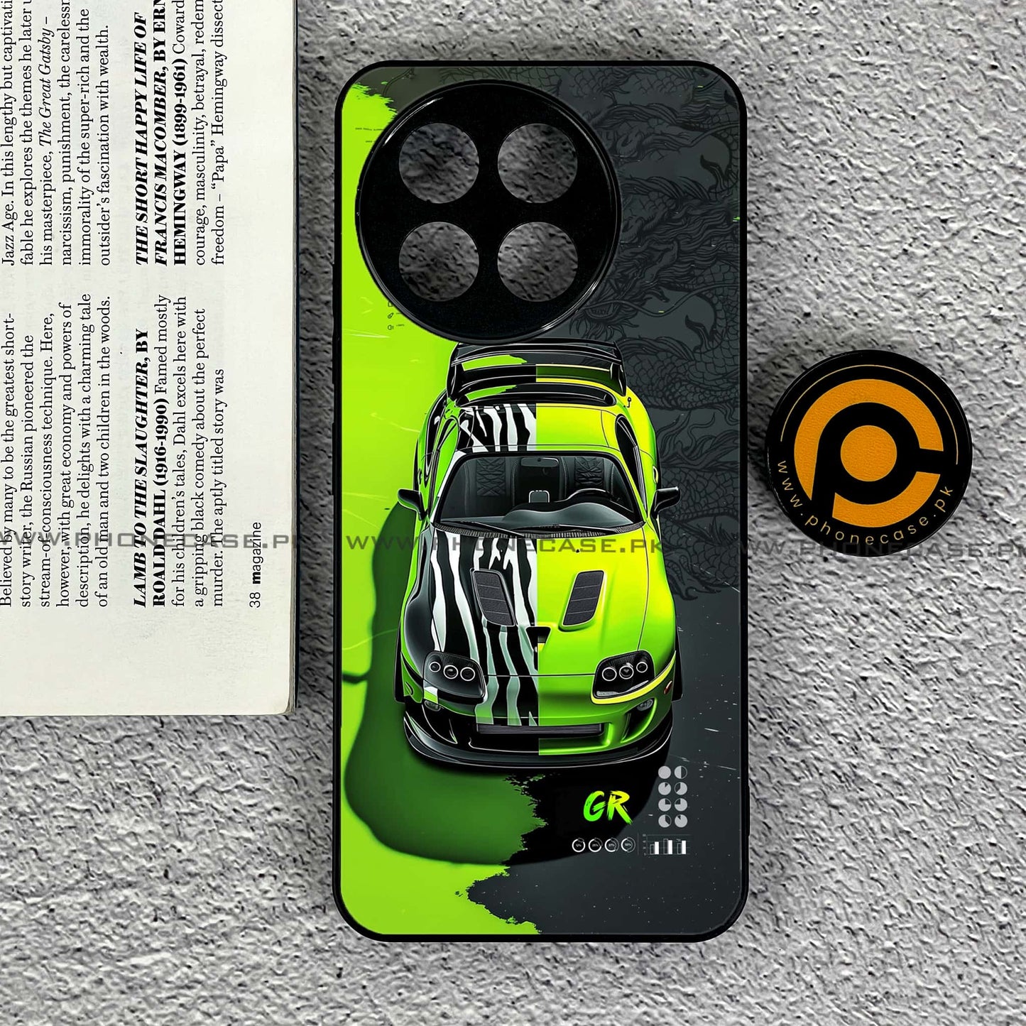 Tecno Spark 30 Pro - Trish Art - Premium Printed Metal soft Bumper shock Proof Case CS-38652