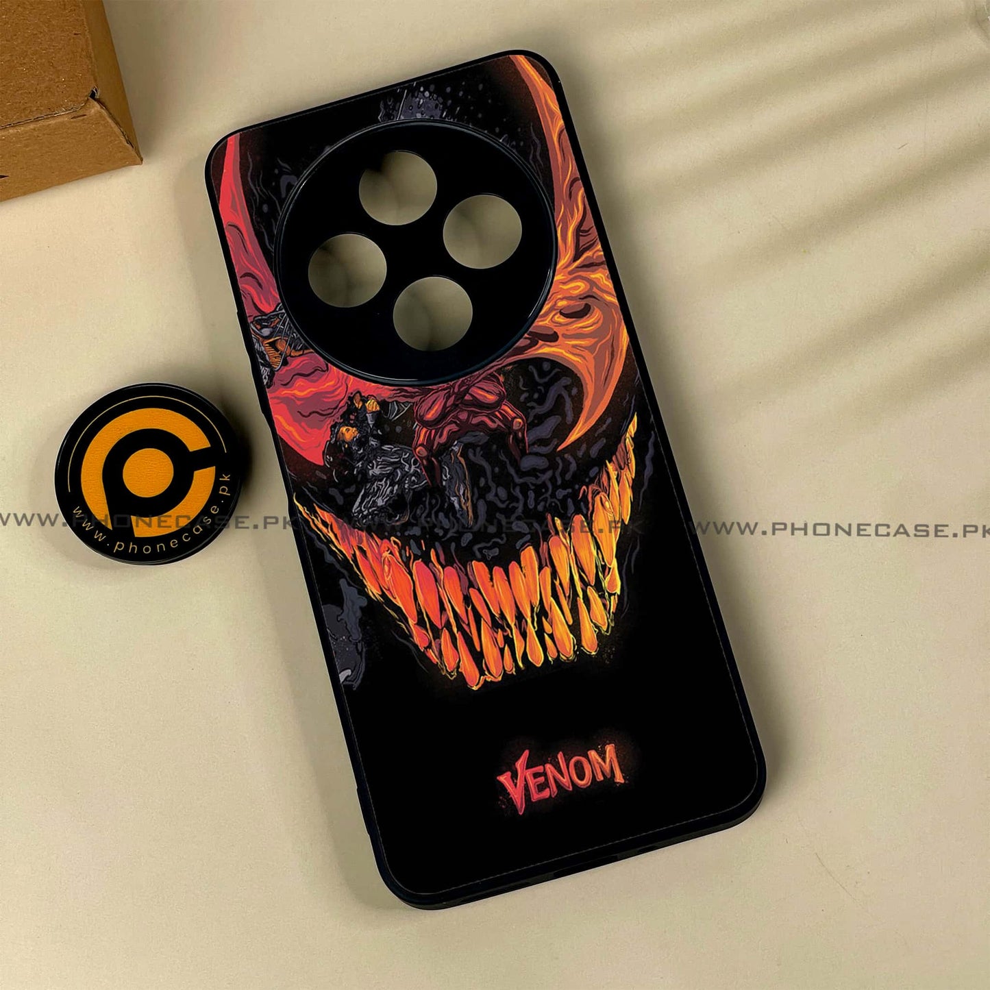 Xiaomi Redmi 14C - VENOM Case - Premium Printed Metal soft Bumper shock Proof Case CS-39200