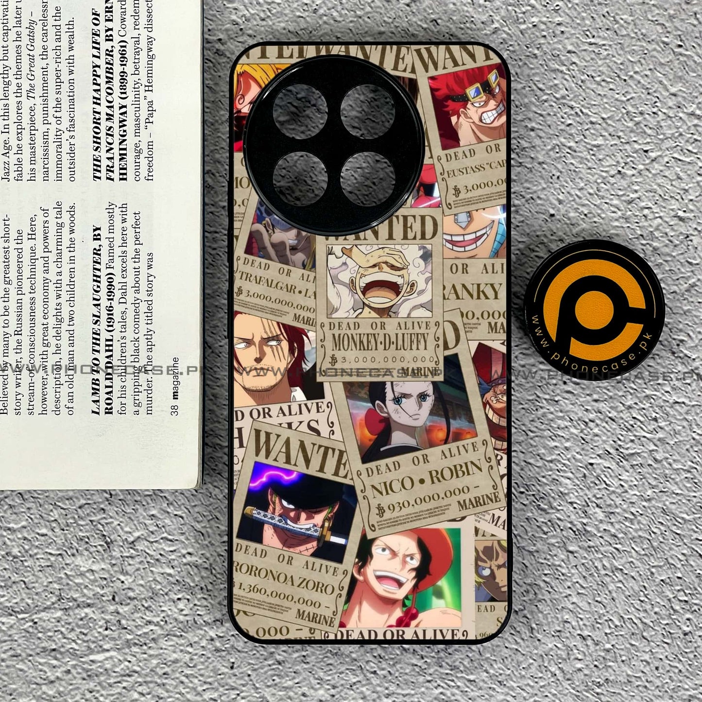 OnePlus 13R - Wanted Anime - Premium Printed Metal soft Bumper shock Proof Case CS-39071