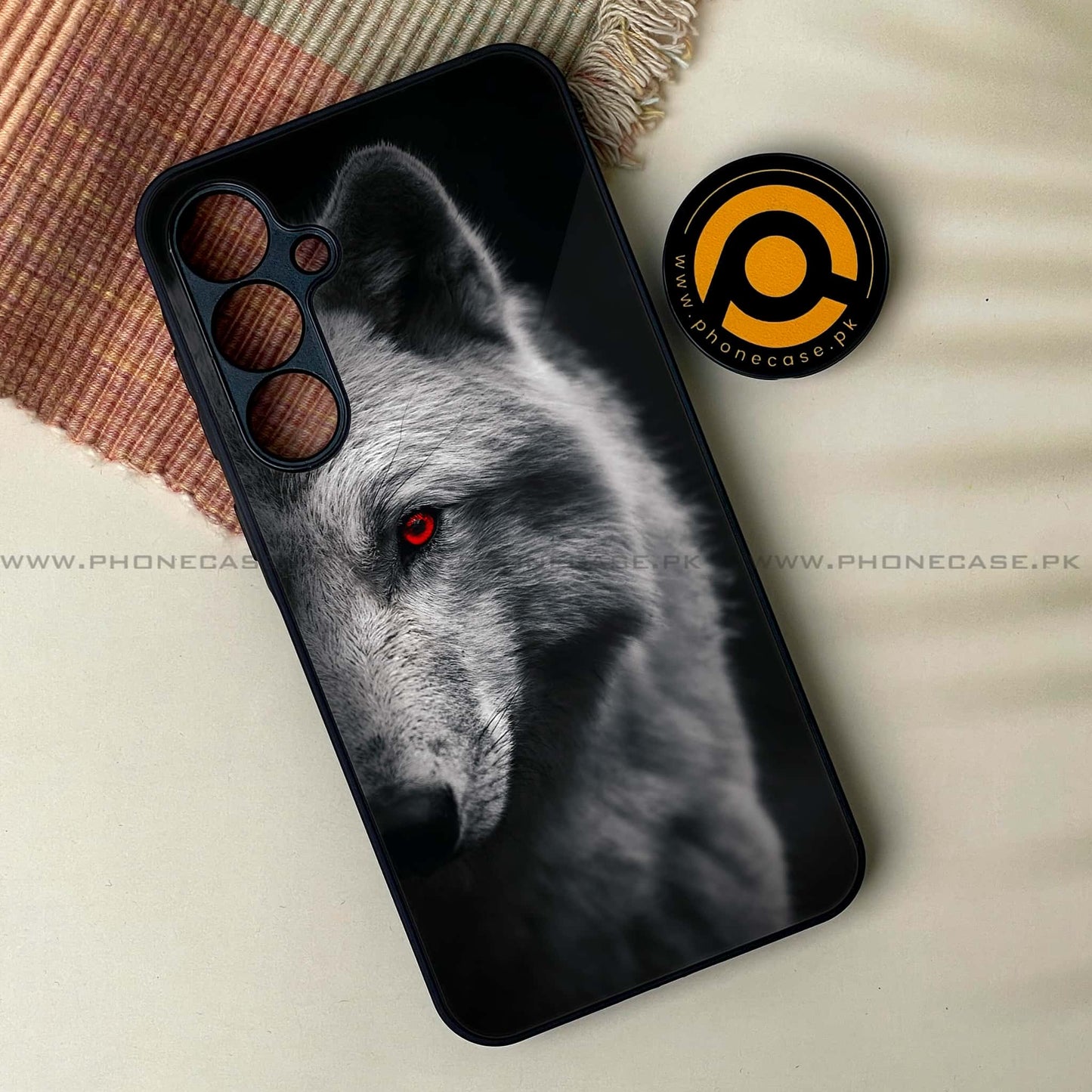 Samsung Galaxy A16 - Wolf Design 10 - Premium Metal Printed soft Bumper Shock Proof Case