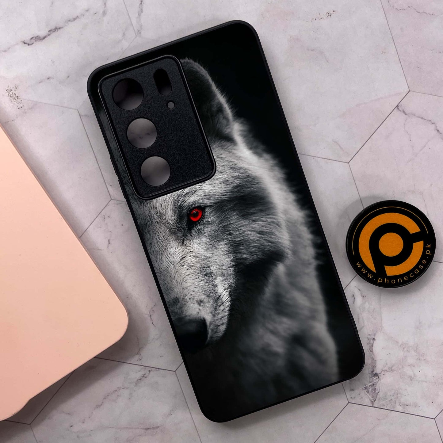 Realme C71 4G - Wolf Design 10 - Premium Metal Printed soft Bumper shock Proof Case CS-37626 CS-39225