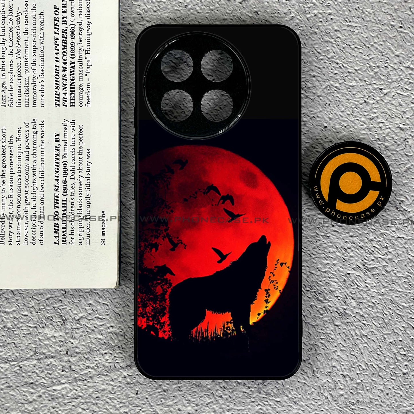 OnePlus Ace 5 - Wolf Series - Premium Metal Printed soft Bumper shock Proof Case