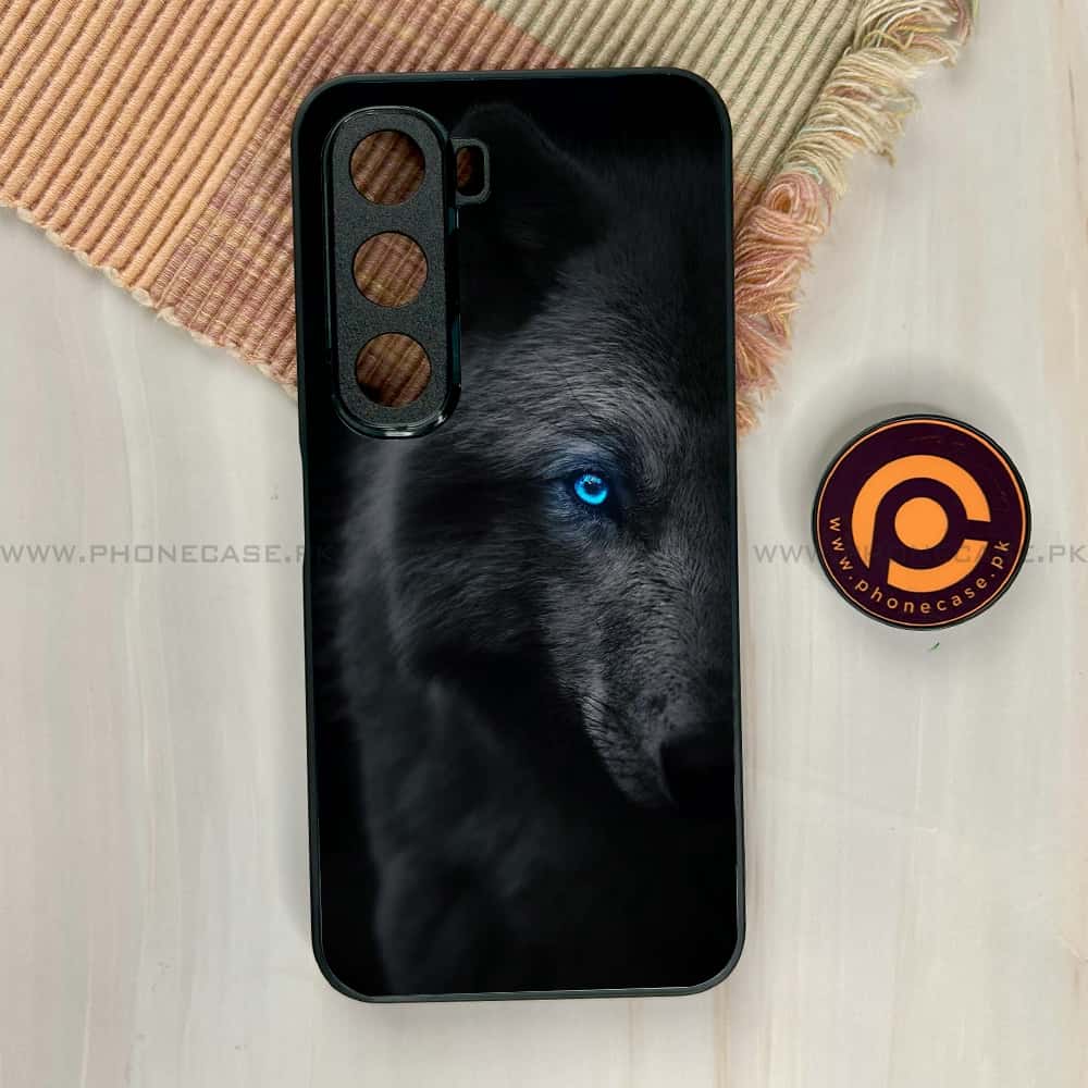 Infinix Hot 60i - Wolf Design 9 - Premium Metal Printed soft Bumper shock Proof Case CS-39125