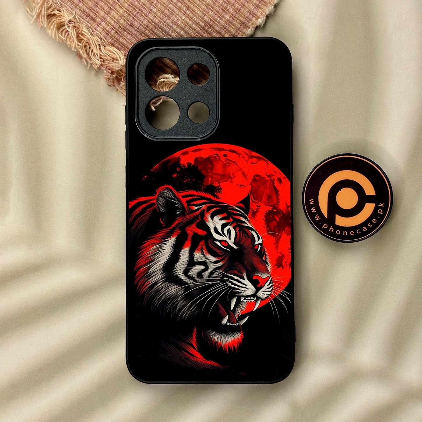 OnePlus 13T - Tiger 2.0 Design 8 - Premium Metal Printed Soft Bumper Shock Proof Case
