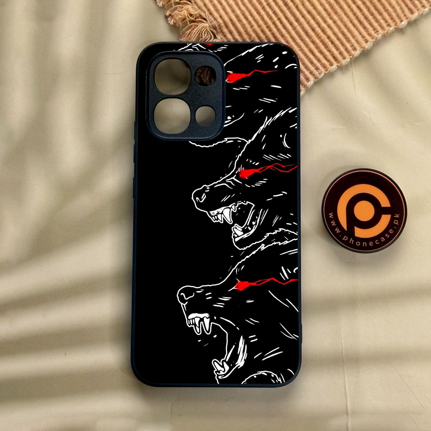 Oppo A6 Pro - Black Art Design 7 - Premium Metal Printed Soft Bumper Shock Proof Case