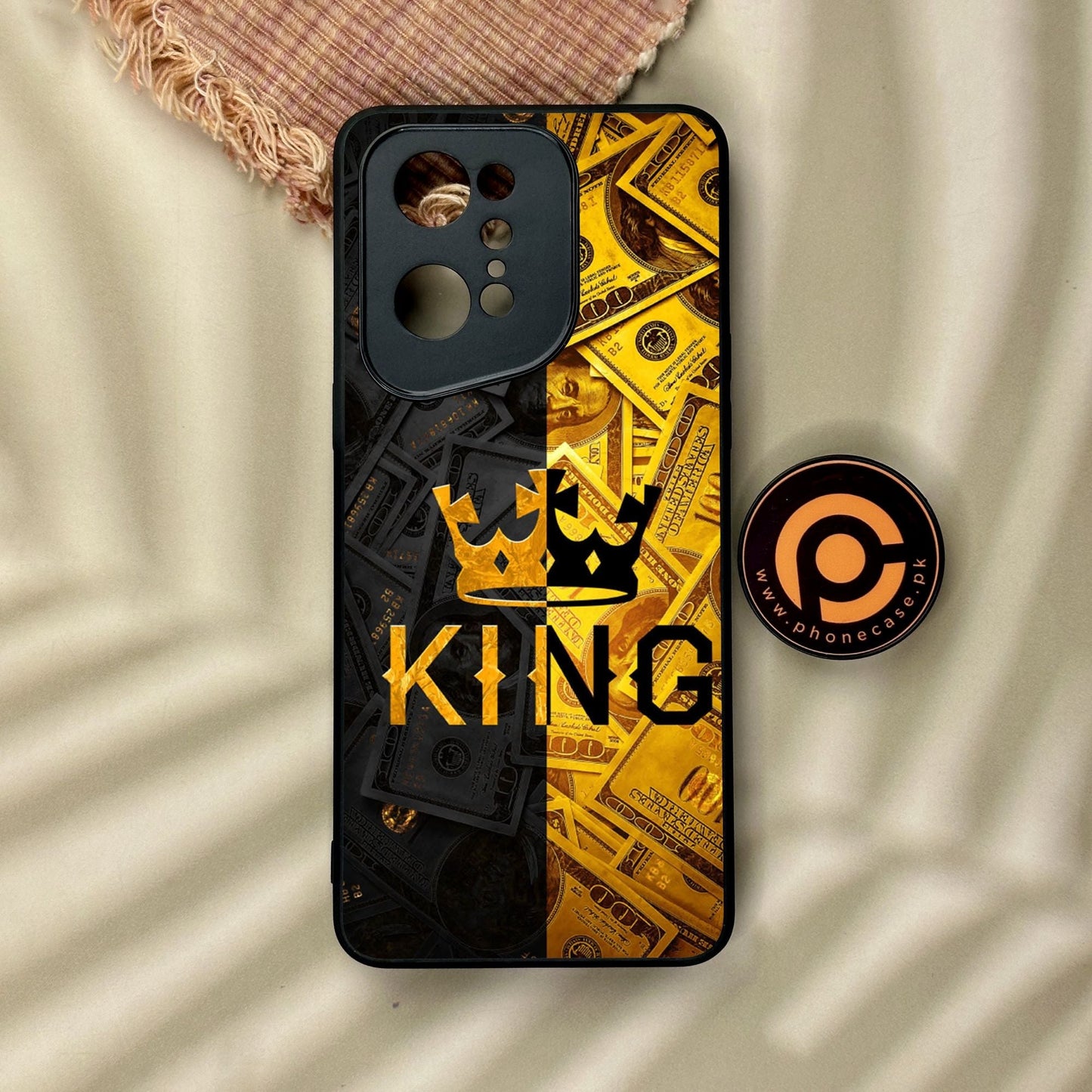 Oppo Find X5 Pro - King Design 9 - Premium Metal Printed Soft Bumper Shock Proof Case