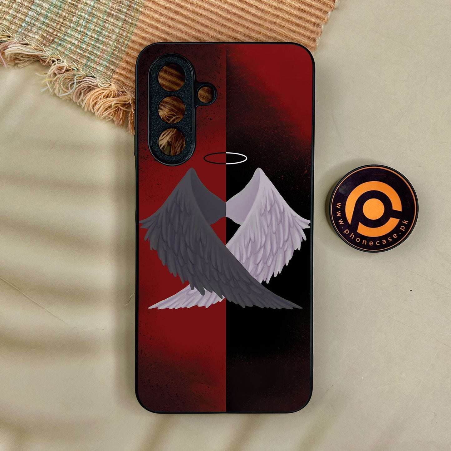 Samsung Galaxy A17 - Angel 2.0 Design 7 - Premium Metal Printed Soft Bumper Shock Proof Case