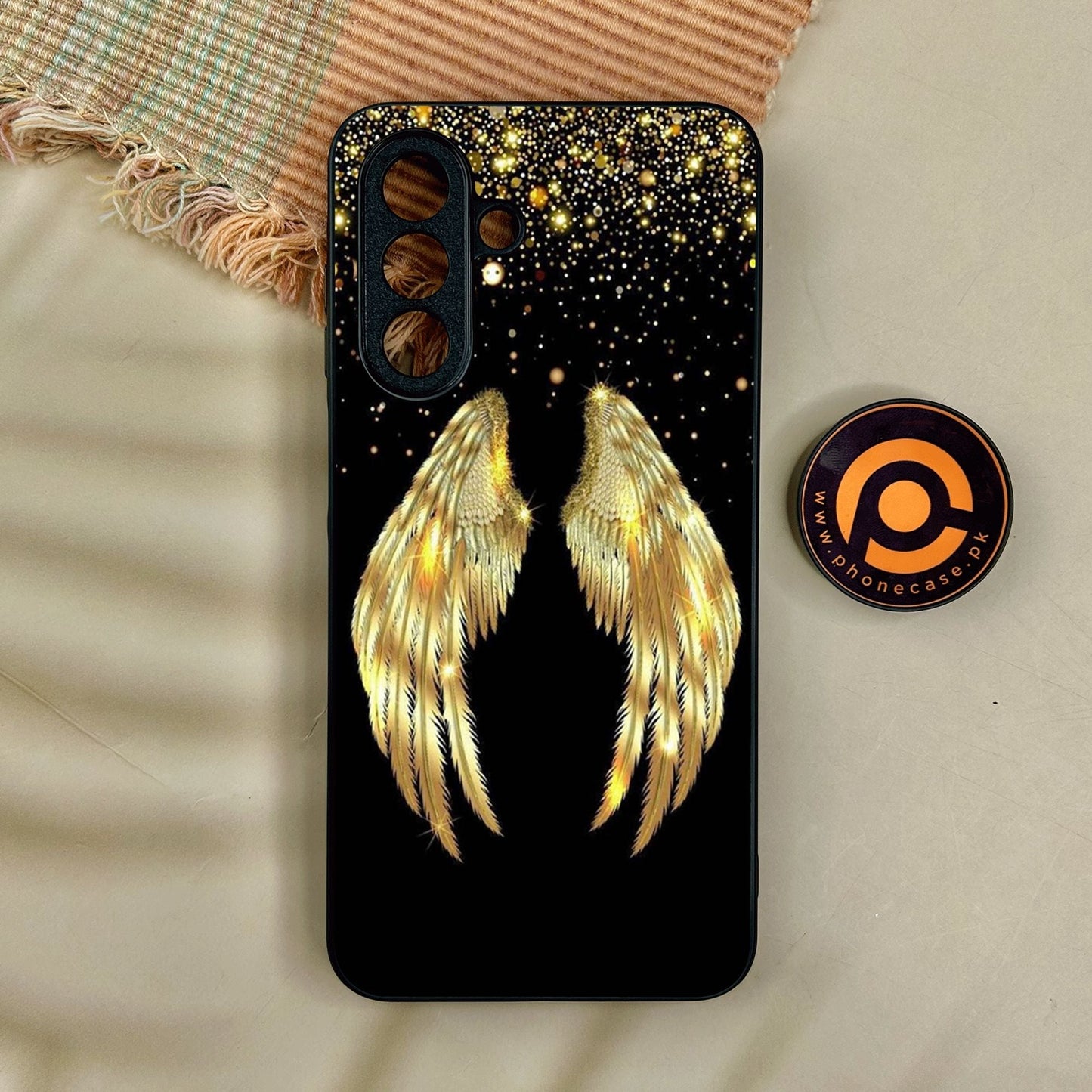 Samsung Galaxy A17 - Angel Wings Design 1 - Premium Metal Printed Soft Bumper Shock Proof Case