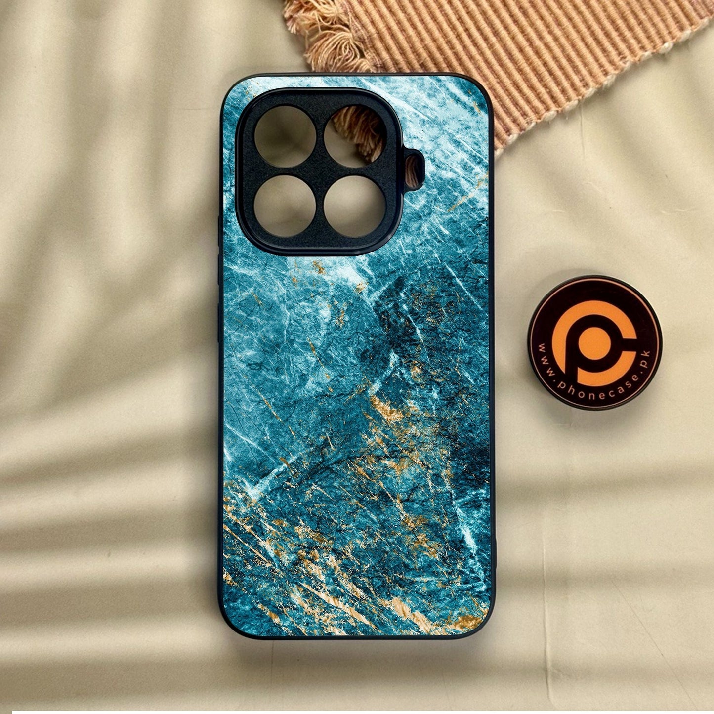 Xiaomi 15T Pro - Blue 2.0 Design 10 - Premium Metal Printed Soft Bumper Shock Proof Case