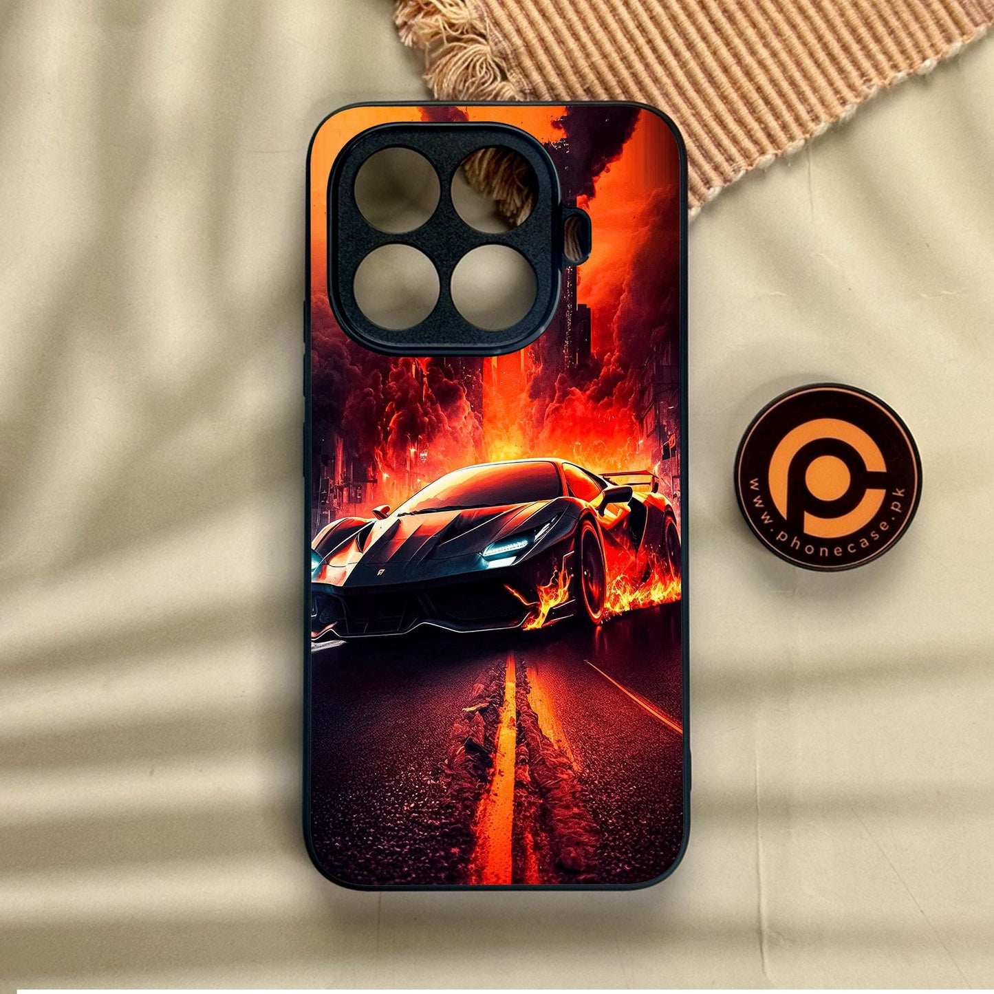 Xiaomi 15T Pro - Racing Design 1 - Premium Metal Printed Soft Bumper Shock Proof Case