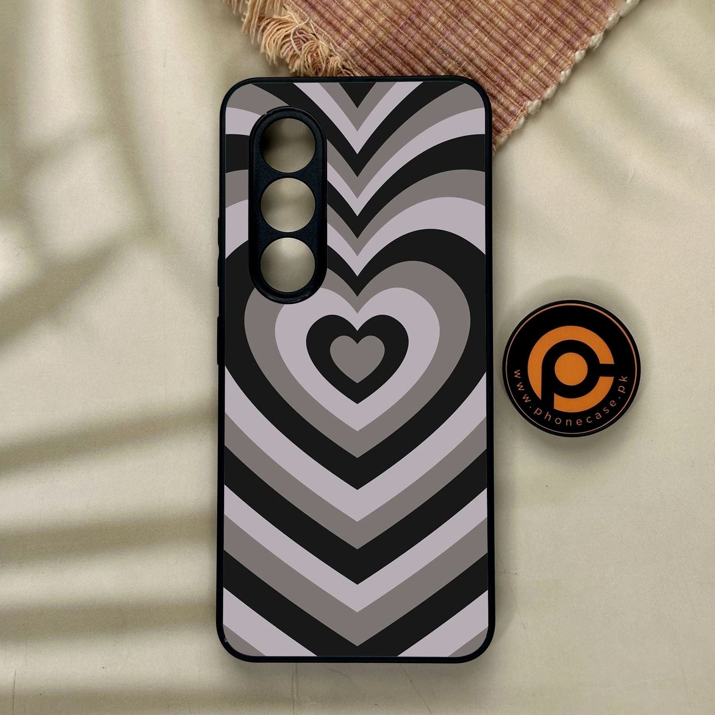 Itel S25 - Heartbeat Design 1 - Premium Metal Printed Soft Bumper Shock Proof Case