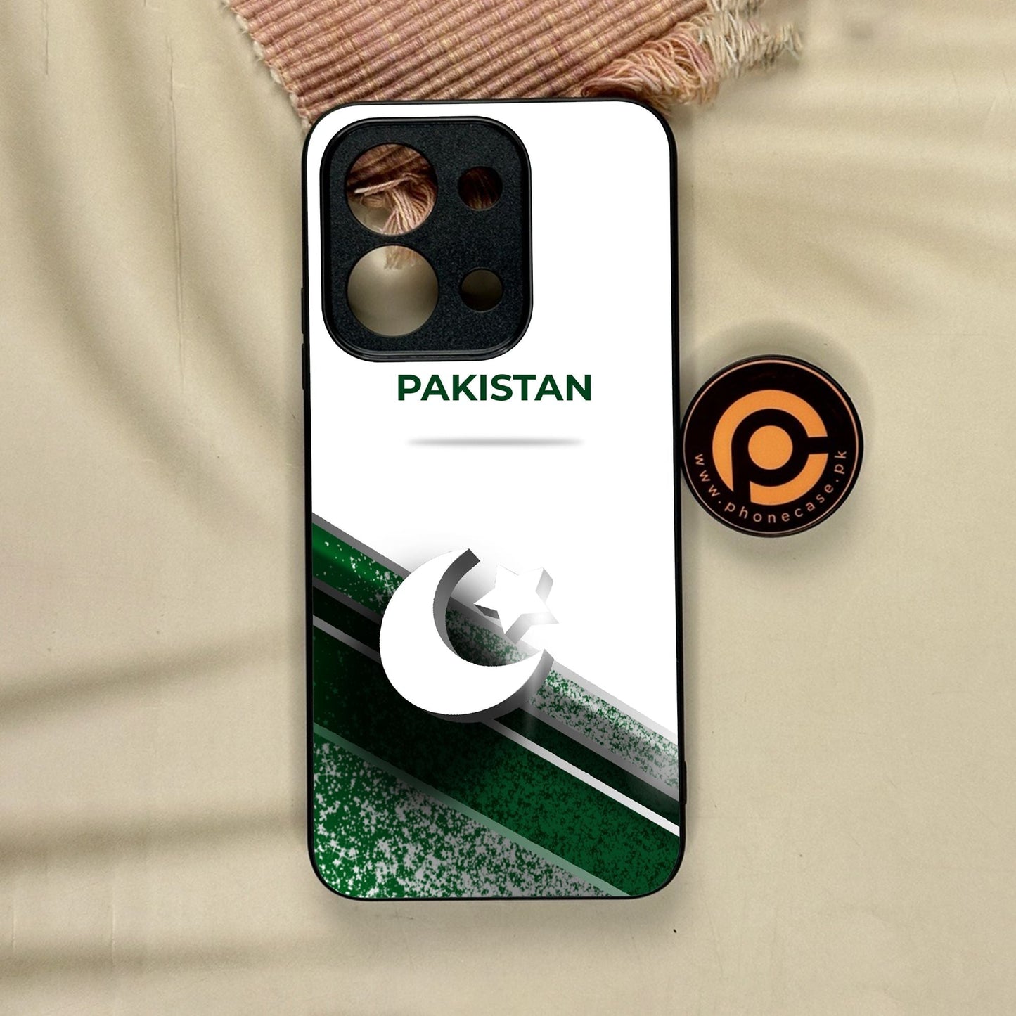 Xiaomi Redmi 15C - Pakistan Design 10 - Premium Metal Printed Soft Bumper Shock Proof Case
